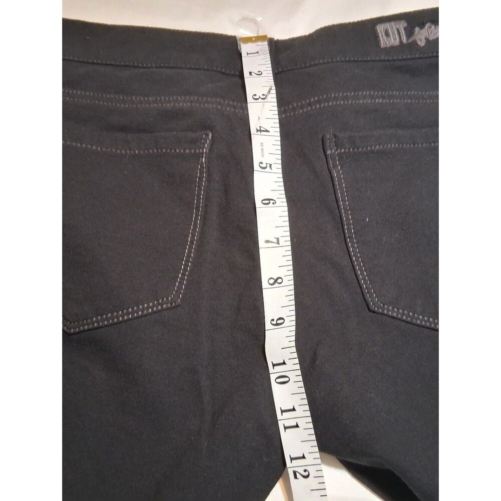 KUT from the Kloth Jennifer Ultra Skinny Black Jeans Size 4 Minimalist Workwear - Picture 6 of 12